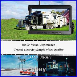 10.1 Digital Wireless DVR Monitor HD Backup Rear Side View Camera Truck Bus Van