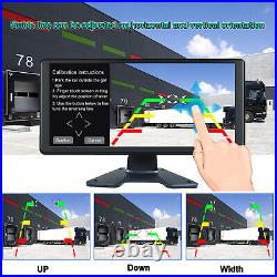 10.36 Quad Split Touch Screen IPS Monitor DVR Reversing Backup Rear View Camera