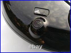 16-21 OEM MERCEDES E W213 COMPLETE MIRROR left / BLACK high gloss / camera FULL