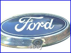 2012-2019 Ford Taurus Rear Trunk Chrome Emblem Camera Back Up Reverse Strip Trim