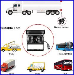 2x CCD IR Rear View Reverse Camera +7 Car Backup Monitor for Truck Caravan RVs