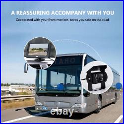 2x Car Rear View Reverse Backup Camera 7 Monitor Kit for Truck Caravan RV Bus
