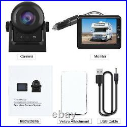 3.5in LCD Monitor + Car Rear View WiFi Wireless Camera Reverse Backup Cam Kit