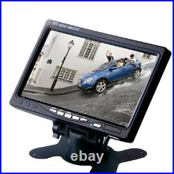 3 pcs Rear View Monitor Headrest Reverse Backup 7 Inch Monitor Camera for Car