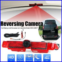 3rd Brake Light Reversing Backup Camera For Chevy Express Van Savana 2003-2017