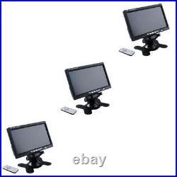3x Color Backlight Mirror Monitor for Car Reverse Rear View Backup Camera