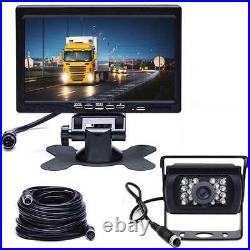 4Pin 7 LCD Monitor Waterproof Reversing Backup Camera Kit for Harvester Truck
