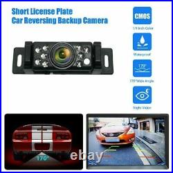 4.3'' Dual Screen Car Rear View Monitor + License Plate Backup Reversing Camera