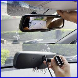 4.3 Mirror monitor 4x Parking Radar Sensor Backup Camera for Car Reversing