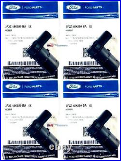 (4) OEM FORD Reverse Backup Parking Assist Rear Sensor Ford 01-2014 3F2Z15K859BA