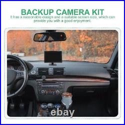 4 Sets Reversing Camera License Plate Frame Parking Car Backup Kit