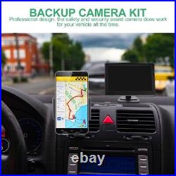 4 Sets Reversing Camera Universal Wireless Car Backup Kit Plate Frame