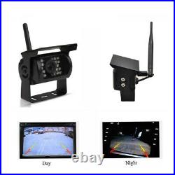 4 Wireless Car Reverse Backup Rear View Camera +7 Auto Car TFT Screen Monitor