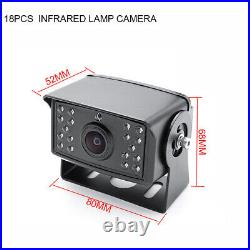 5CH 10.36 IPS Quad Monitor DVR Backup camera For Truck Semi Box Bus VAN Reverse