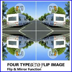 5 CH 10.36 IPS Quad Monitor DVR Backup camera For Truck Semi Box Bus RV Reverse