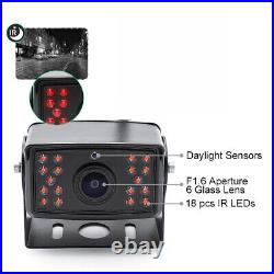 5 CH 10.36 IPS Quad Monitor DVR Backup camera For Truck Semi Box Bus RV Reverse