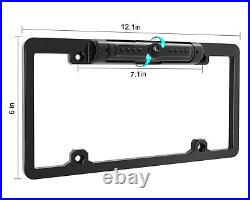 5 Car RearView Monitor License Plate HD Backup Reversing Camera Dual Mounts Kit
