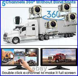 5ch 10.36 Touchable Monitor DVR 1080P Rear view Reverse Backup camera For Truck