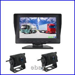 7'' AHD Dispaly Monitor 1080P 4Pin RearView Reversing Backup Camera For Truck RV