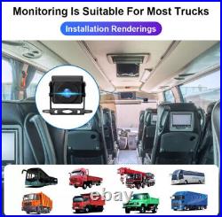 7'' AHD Dispaly Monitor 1080P 4Pin RearView Reversing Backup Camera For Truck RV