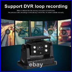 7 Car HD Monitor Screen + Wireless Rear View Reverse Backup Solar Camera DVR