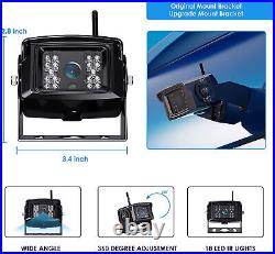 7'' Digital Wireless Monitor Reversing IR Backup Rear View Camera For Motorhome