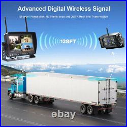 7'' Digital Wireless Quad DVR Monitor 4x 1080P Backup Reversing Camera Truck BUS