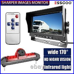 7 LCD Car Rear View Camera Parking Monitor+ Backup Reversing Camera Waterproof