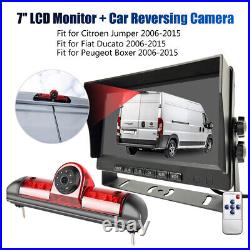 7 LCD Car Rear View Camera Parking Monitor+ Backup Reversing Camera Waterproof