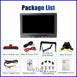 7 LCD Car Rear View Camera Parking Monitor+ Backup Reversing Camera Waterproof