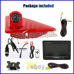 7''LCD Monitor + Rear View Reverse Backup Camera Night Vision Fit Renault Master