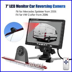 7 Monitor Mercedes Sprinter/VW Crafter Benz CCD +Reversing HD Backup Camera Kit