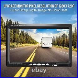 7'' Rear View Monitor Reversing Backup Camera Kit Parking System for Truck Bus
