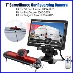 7 TFT LCD Monitor Car Reverse Rear View Backup Camera for Fiat Ducato