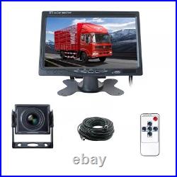 7 TFT LCD Screen Monitor 1080P 4Pin Rear View Reversing Backup Camera For Truck