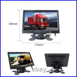 7 TFT LCD Screen Monitor 1080P 4Pin Rear View Reversing Backup Camera For Truck
