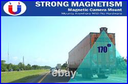 7 Wireless Car Monitor 4x IR Reverse Backup Camera Magnetic For Truck Caravan