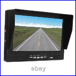 7in Backup Camera Monitor Reversing Display V1 V2 Video Inputs For Truck RV GFL