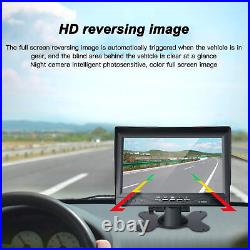 7in Backup Camera Monitor Reversing Display V1 V2 Video Inputs For Truck RV GFL
