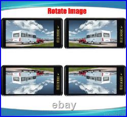 9 Car Rearview Mirror Clip Monitor Backup IR Reversing Camera 12v 24v Car Truck
