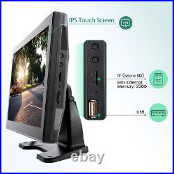 9 Touch Screen Monitor DVR Record Rear View Backup Reversing 4x Camera with 256GB