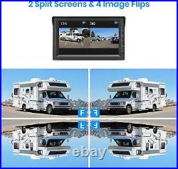 AUTO-VOX Magnetic RV Wireless Solar Reverse Backup Camera 7 HD Monitor Parking