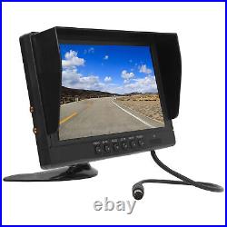 Backup Camera Monitor 9in IPS Screen HD 4 Way Video Input Reversing Display
