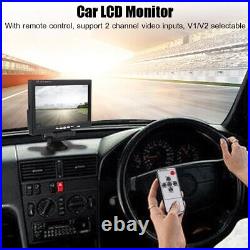 Car Rear View Backup Camera 7 Inch Reversing Monitor Car LCD Monitor For Bus