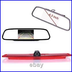 Car Third Roof Top Mount Brake Lamp Rear View Backup Camera for Mercedes Benz