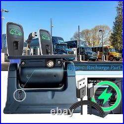 Digital Wireless 5 car monitor solar magnetic reverse backup camera RV caravan