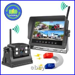 Digital Wireless 7 Monitor DVR Magnetic Base Battery Rear View Reversing Camera