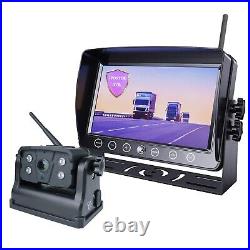 Digital Wireless 7 Monitor DVR Magnetic Base Battery Rear View Reversing Camera