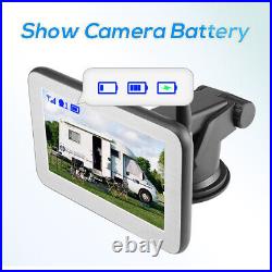 Digital Wireless Reverse Backup Solar Energy Camera 5 Monitor For Camper/Hitch