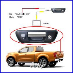 For Nissan Navara Pickup Truck Trunk Handle HD Rear view Reversing Backup Camera